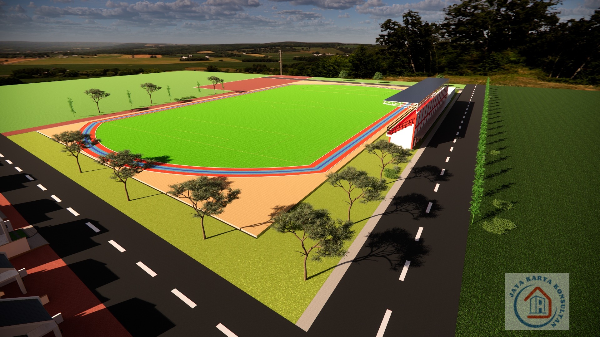 Perencanaan Pengembangan Bendogerit Sport Center (BSC)